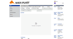 Desktop Screenshot of navaplast.com