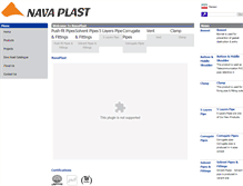 Tablet Screenshot of navaplast.com